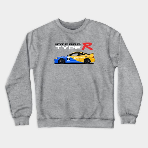 Integra Type R Spoon Sports Crewneck Sweatshirt by masjestudio